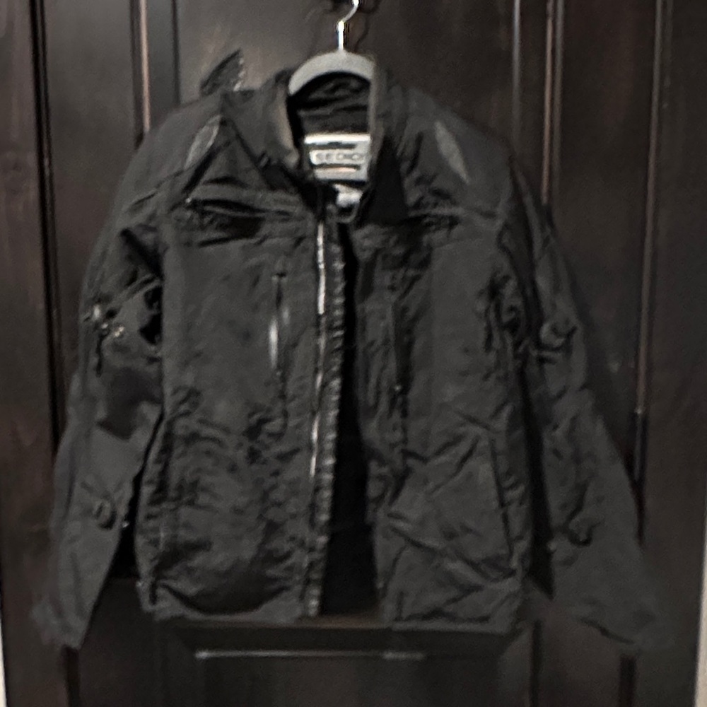 Sedici Men’s Black Riding Jacket, Size Large
